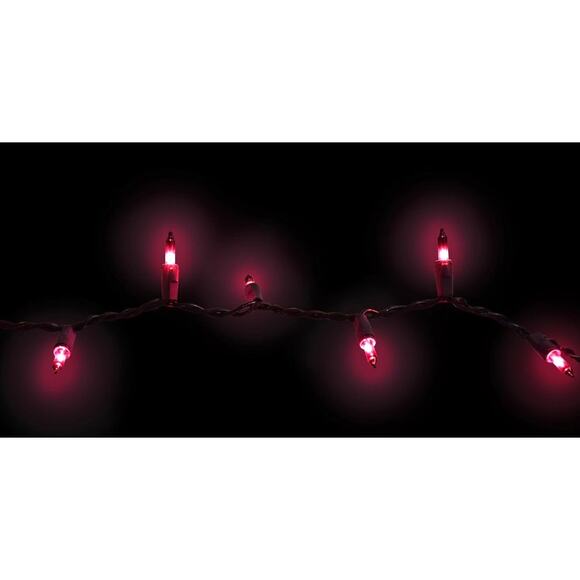 Seasonal Halloween Mini String Lights 20 Purple Bulbs 5 Ft Indoor Wreaths Crafts - Picture 1 of 2